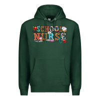 Sports Green school nurse Premium Hoodie - OliviaCreatesArt