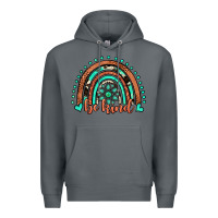 Rock be kind western turquoise rainbow Premium Hoodie - JahusDesignShop