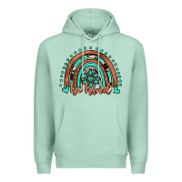 Seafoam be kind western turquoise rainbow Premium Hoodie - JahusDesignShop