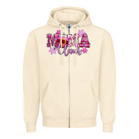 Sandshell mama claus pink christmas Zipper Hoodie - CowGirlArtShop