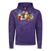 Cloud Purple christmas coffee Vintage Hoodie - MaliasSmallBusiness
