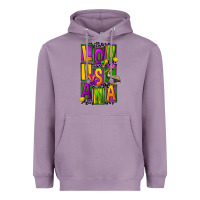 Lavender mardi gras louisiana Heavyweight Hoodie - FaDigitalArtStudio