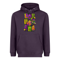 Plum mardi gras louisiana Heavyweight Hoodie - FaDigitalArtStudio