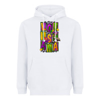 White mardi gras louisiana Heavyweight Hoodie - FaDigitalArtStudio