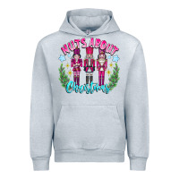 Heather Grey Nuts About Christmas Urban Hoodie - CowhideDigitalArt