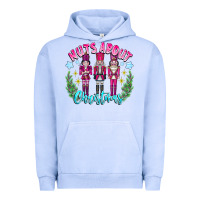 Pigment Grape Ice Nuts About Christmas Urban Hoodie - CowhideDigitalArt
