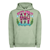 Pigment Oil Green Nuts About Christmas Urban Hoodie - CowhideDigitalArt