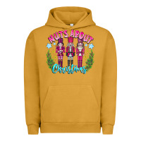 Pigment Peanut Butter Nuts About Christmas Urban Hoodie - CowhideDigitalArt