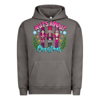 Pigment Tornado Nuts About Christmas Urban Hoodie - CowhideDigitalArt
