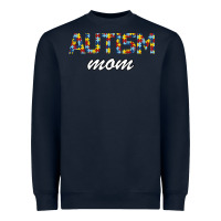 Navy Autism mom Heavyweight Sweatshirt - Bettercallsaul