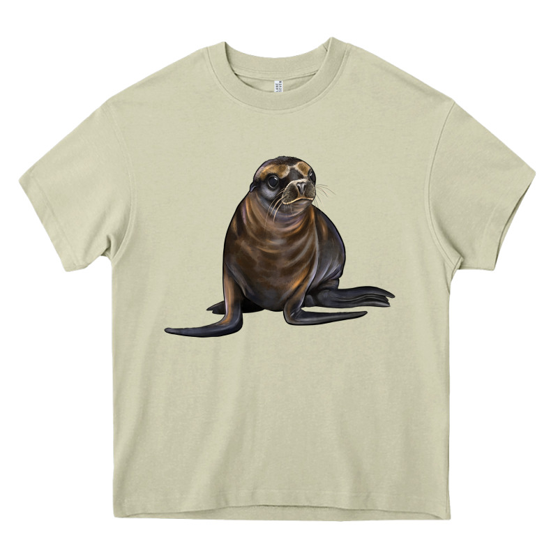 Sea Lion Illustrations Heavy Core Tee by LillyAllenDesigns | Teevron