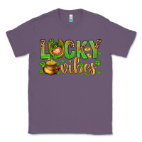 Lavender St. Patricks day lucky vibes Classic Tee - BundleAndBundleShop