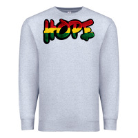 Heather Grey Juneteenth hope Premium Sweatshirt - FaDigitalArtStudio