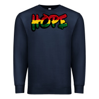 Navy Juneteenth hope Premium Sweatshirt - FaDigitalArtStudio