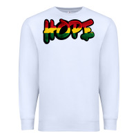 White Juneteenth hope Premium Sweatshirt - FaDigitalArtStudio