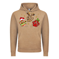 Vintage Coffee christmas paws Vintage Hoodie - MaliasSmallBusiness