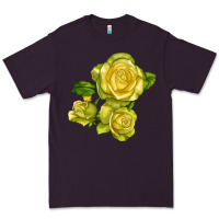Plum st. patrick rose Premium Tee - LillyAllenDesigns