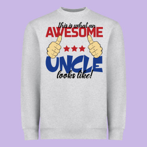 Awesome Uncle Heavyweight Sweatshirt Designed By Bettercallsaul