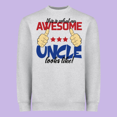 Awesome Uncle Heavyweight Sweatshirt Designed By Bettercallsaul