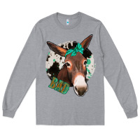 Heather Grey Donkey Bad Long Sleeve Tee - Bettercallsaul