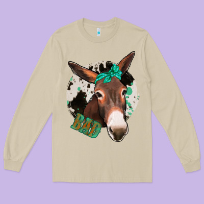 Donkey Bad Long Sleeve Tee Designed By Bettercallsaul