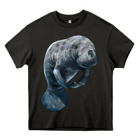Asphalt Manatee Illustrations Heavy Core Tee - LillyAllenDesigns