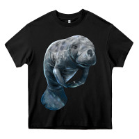 Black Manatee Illustrations Heavy Core Tee - LillyAllenDesigns