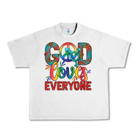 Lunar Rock Lgbtq God Loves Everyone With Unicorn Urban Heavy Tee - BundleAndBundleShop