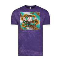 Cloud Purple Baseball Mom Squad Tumbler Vintage Tee - BundleAndBundleShop