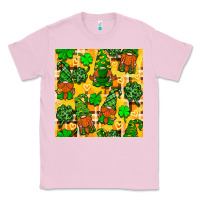 St. Patricks Gnomies Seamless Pattern Classic Tee | Teevron