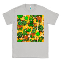 Moon Dust St. Patricks gnomies seamless pattern Classic Tee - BundleAndBundleShop