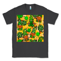 Smoke St. Patricks gnomies seamless pattern Classic Tee - BundleAndBundleShop
