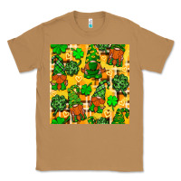 Toasted Coconut St. Patricks gnomies seamless pattern Classic Tee - BundleAndBundleShop