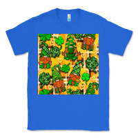 True Royal St. Patricks gnomies seamless pattern Classic Tee - BundleAndBundleShop