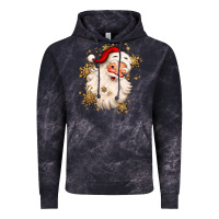 Cloud Black Christmas santa claus Vintage Hoodie - MaliasSmallBusiness