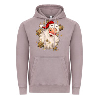 Vintage Zinc Christmas santa claus Vintage Hoodie - MaliasSmallBusiness