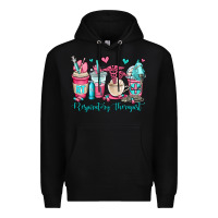 Black rt respiratory therapist coffee cups Premium Hoodie - OliviaCreatesArt