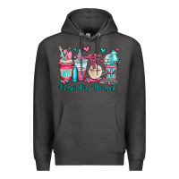 Charcoal Heather rt respiratory therapist coffee cups Premium Hoodie - OliviaCreatesArt