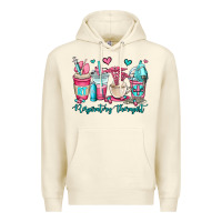 Sandshell rt respiratory therapist coffee cups Premium Hoodie - OliviaCreatesArt