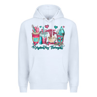 White rt respiratory therapist coffee cups Premium Hoodie - OliviaCreatesArt