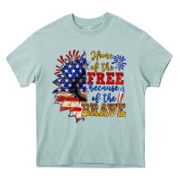 Arona home of the free because of the brave Heavy Core Tee - NancyCooperArtShop