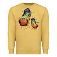 Rainbow Butterfly Pride Premium Sweatshirt | Teevron