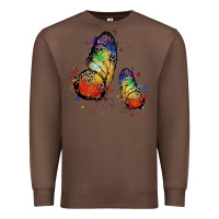 Chestnut rainbow butterfly pride Premium Sweatshirt - FaDigitalArtStudio