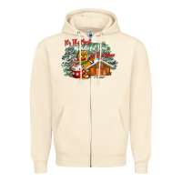 Sandshell its the wonderful time of the year Zipper Hoodie - CowGirlArtShop