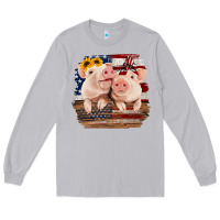 Moon Dust Cute Couple American Pigs Long Sleeve Tee - Bettercallsaul