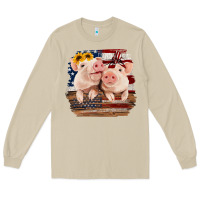Mushroom Cute Couple American Pigs Long Sleeve Tee - Bettercallsaul