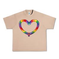 Burro Lgbtq Heart Balloon Urban Heavy Tee - BundleAndBundleShop