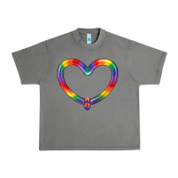 Tornado Lgbtq Heart Balloon Urban Heavy Tee - BundleAndBundleShop
