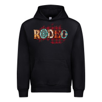 Black Rodeo Christmas Urban Hoodie - CowhideDigitalArt