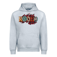 Heather Grey Rodeo Christmas Urban Hoodie - CowhideDigitalArt